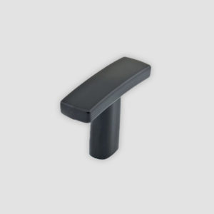 Trans Metal T-Knob Matte Black