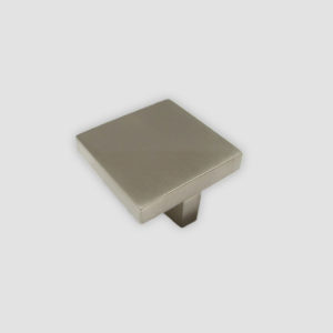 Solid Sq Knob Brush Nickel