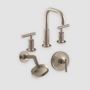 Kohler Purist Widespread - Brushed Bronze