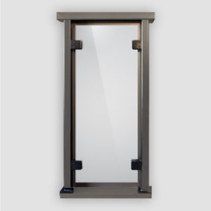 Frameless Glass: Stain Grade - Tuscany Gray