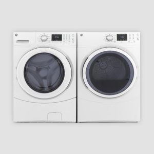 GE Front Load Washer and Gas Dryer