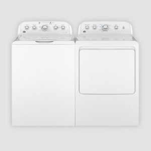 GE Top Load Washer and Gas Dryer