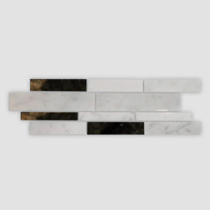 Lavaliere Linear Random Mosaic - Carrara White